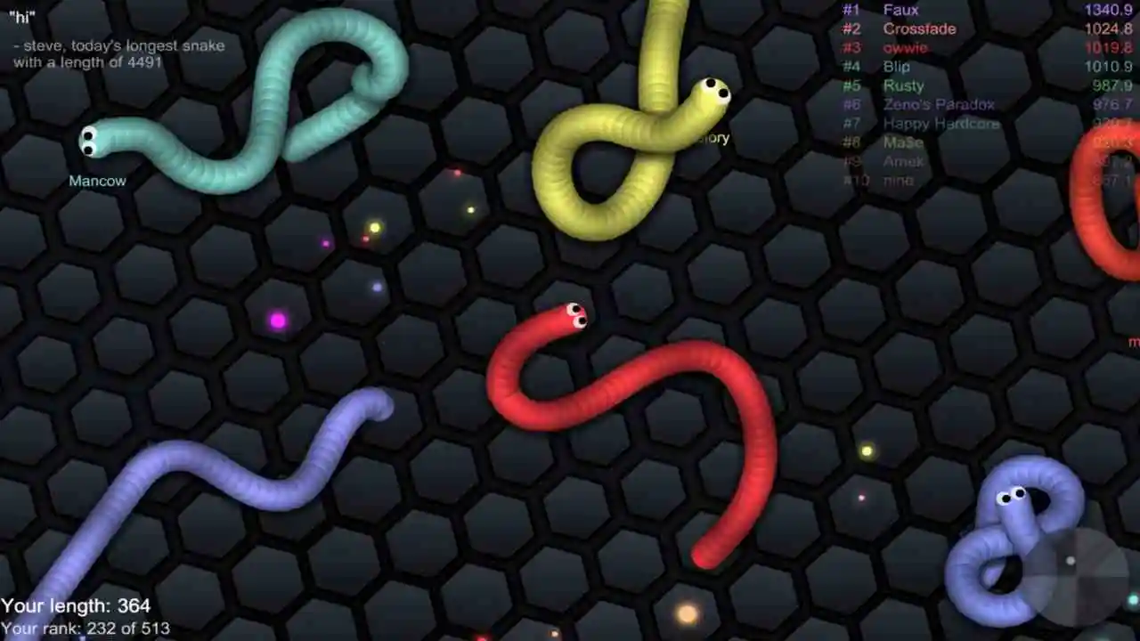 Slither.io Mod Apk No Death